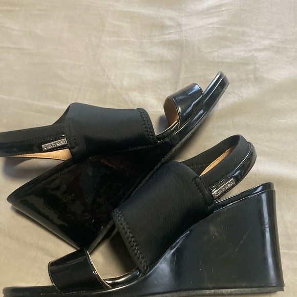 Calvin Klein Braylin Wedged Sandals - Picture 2 of 4